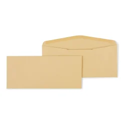 Staples Gummed #11 Business Envelopes, 4 1/2" x 10 3/8", Brown, 500/Box (SPL535153)