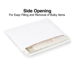 Staples Gummed Booklet Envelopes, 9" x 12", White, 100/Box (473009/19307)