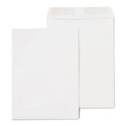 Staples Gummed Kraft Catalog Envelopes, 9" x 12", Gray, 100/Box (SPL381968)