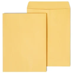 Staples Gummed Kraft Catalog Envelopes, 9"L x 12"H, Brown, 250/Box (486940/17032)