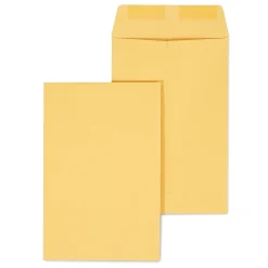 Staples Gummed Kraft Catalog Envelopes, 6" x 9", Brown, 100/Box (17097)