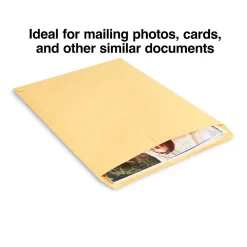 Staples Gummed Kraft Catalog Envelopes, 10"L x 13"H, Brown, 100/Box (SPL534750)