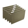 Staples® Hanging File Folders, 5-Tab, Letter Size, Standard Green, 250/Carton (ST116764CT)