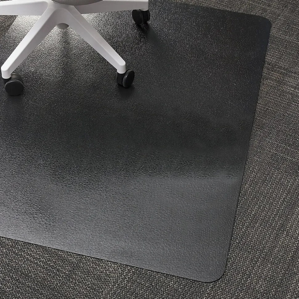 Staples Hard Floor Chair Mat, 36" x 48", Black (26990)