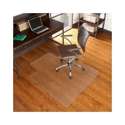 Staples Hard Floor Chair Mat with Lip, 36" x 48", Clear Vinyl (22024-US)