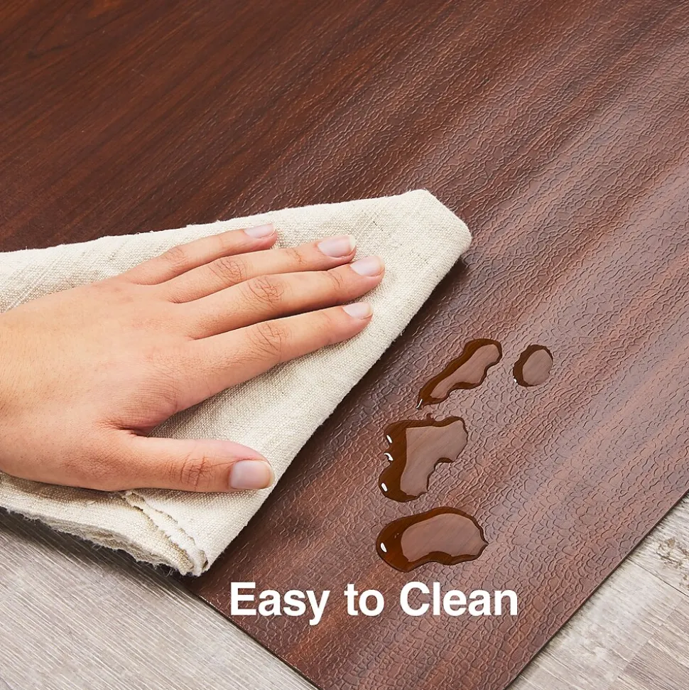 Staples Hard Floor Chair Mat, 36" x 48'', Cherry (23342)