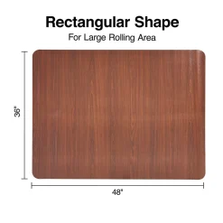 Staples Hard Floor Chair Mat, 36