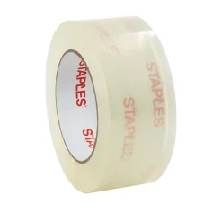 Staples Heavy Duty Packing Tape, 1.88" x 54.6 Yds, Clear, 18/Rolls