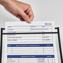 Staples Heavy Duty Stitched Job Ticket Holder, 9