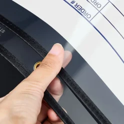 Staples Heavy Weight Stitched Job Ticket Holder, 8.5" x 11", Clear, 25/Pack (17700)