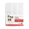 Staples Heavy Weight Trading Card Pages, 8.5" x 11", Clear, 50/Pack (51511)