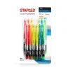 Staples Hype! Stick Highlighters, Chisel, Assorted, Dozen (14598)