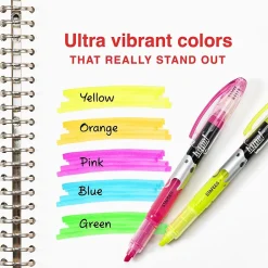 Staples Hype! Stick Highlighters, Chisel, Assorted, Dozen (14598)