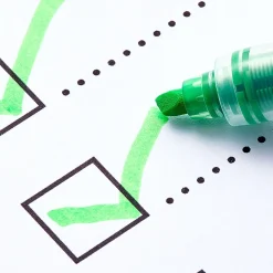 Staples Hype! Stick Highlighters, Chisel, Assorted, Dozen (14598)