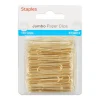 Staples Jumbo Paper Clips, Gold, 100/Pack (32012)
