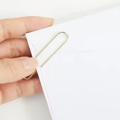 Staples Jumbo Paper Clips, Gold, 100/Pack (32012)