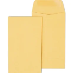 Staples Kraft #3 Coin Envelope, 2 1/2 x 4 1/4, Brown, 500/Box (ST19847-CC)