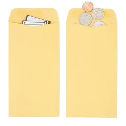 Staples Kraft #7 Currency Envelopes, 3 1/2 x 6 1/2, Brown, 500/Box (SPL17199)
