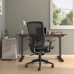 Staples Kroy Ergonomic Mesh Swivel Task Chair, Black (UN59456)