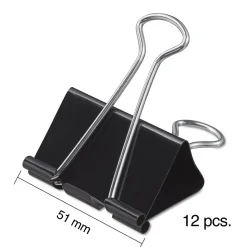 Staples Large Binder Clips, 1