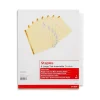Staples Large Tab Insertable Paper Divider, 8 Tabs, Buff with Clear Tabs, 1 Set (18934/11112)