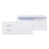 Staples Laser Check Size Gummed Security Tinted Business Envelopes, 3 5/8" x 8 7/8", Wove White, 1000/Box (381898/17046)