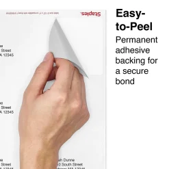 Staples Laser/Inkjet Shipping Labels, 3-1/3