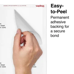Staples Laser/Inkjet Shipping Labels, 3 1/2