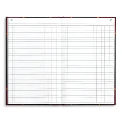 Staples Ledger Book, Black, 150 Sheets/Book (217679)
