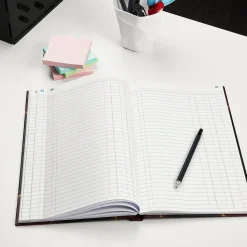 Staples Ledger Book, Black, 150 Sheets/Book (217679)