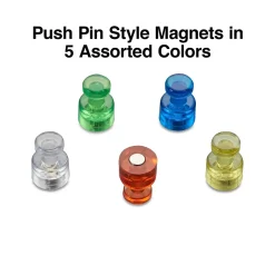 Staples Magnets, Assorted, 10/Pack (33273-CC)