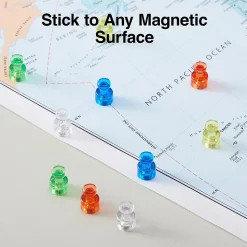 Staples Magnets, Assorted, 10/Pack (33273-CC)