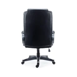 Staples Mcallum Ergonomic Bonded Leather Swivel Manager Chair, Black (51473)
