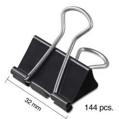 Staples Medium Binder Clips, 0.63