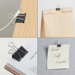 Staples Medium Binder Clips, 0.63