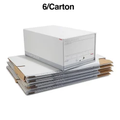 Staples Medium Duty File Drawers, Legal, White/Gray, 6/Carton (TR59226)