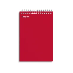 Staples Memo Pad, 4" x 6", College Ruled, Assorted Colors, 50 Sheets/Pad, 5 Pads/Pack (ST11494N)