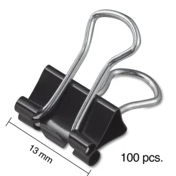 Staples Micro Binder Clips, 0.13