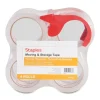 Staples® Moving & Storage Packing Tape with Dispenser, 1.88" x 54.6 Yds, Clear, 4/Rolls (31687)
