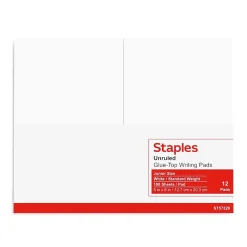 Staples Notepads, 5