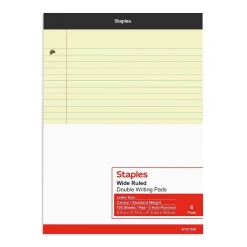 Staples Notepads, 8.5