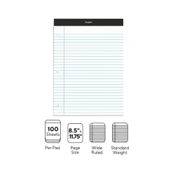 Staples Notepads, 8.5