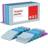 Staples Notes, 3" x 3", Marina Collection, 100 Sheet/Pad, 12 Pads/Pack (19758-US)