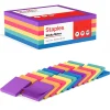 Staples Notes, 3" x 3", Sorbet Collection, 100 Sheet/Pad, 24 Pads/Pack (S-33BO24)