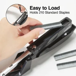 Staples One-Touch Desktop Stapler, 20 Sheet Capacity, Black (44436)