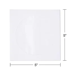 Staples Open End CD/DVD Envelopes, 5