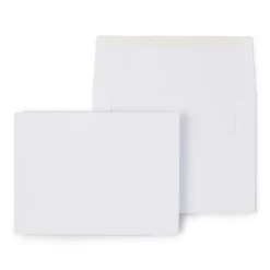 Staples Photo A6 Invitation Envelopes, 4 3/4" x 6 1/2", White, 50/Box (ST16985-CC)