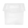 Staples Plastic File Box, Letter/Legal Size, Clear (140050)