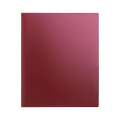Staples 2-Pocket Presentation Folder, Burgundy (21623-CC/20645)