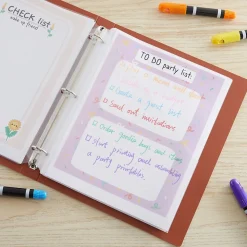 Staples Poly Binder Pocket, 3-Hole Punched, Clear, 5/Pack (ST15159-CC)